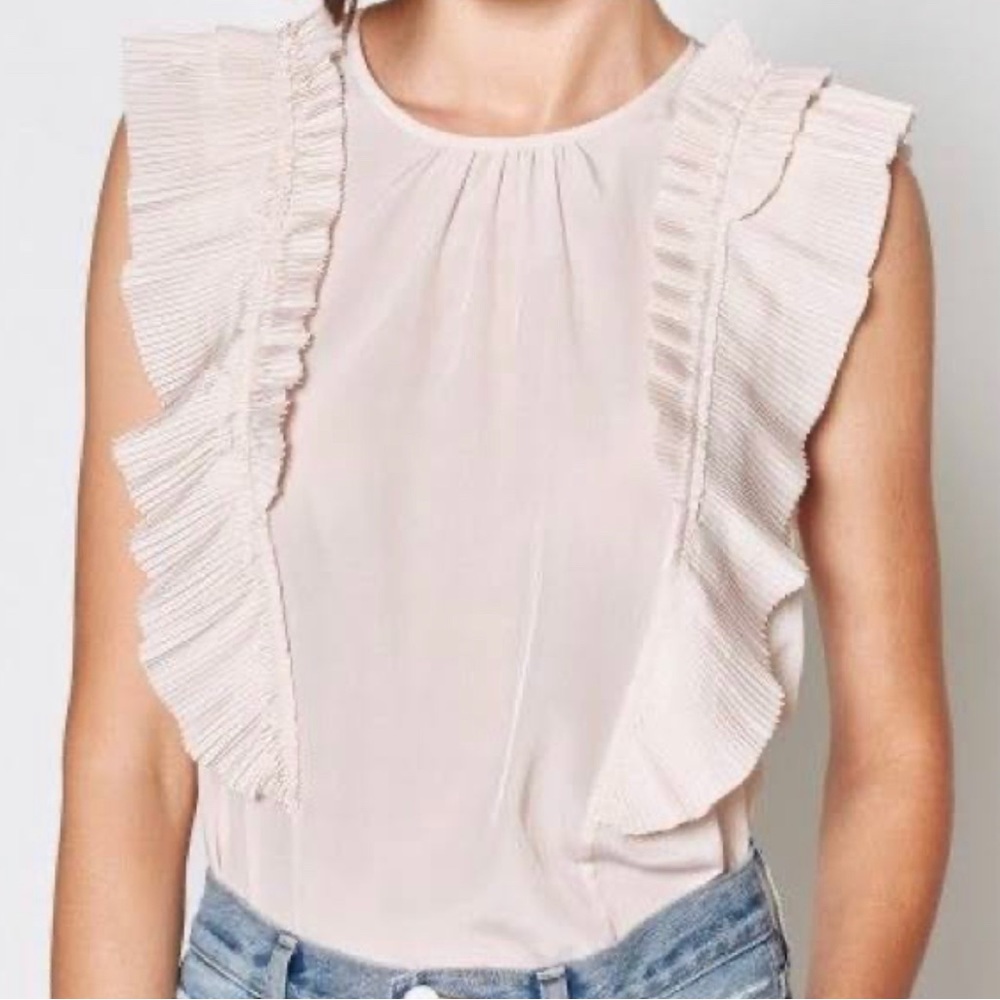 Joie Cruzita Blouse in Light Pink